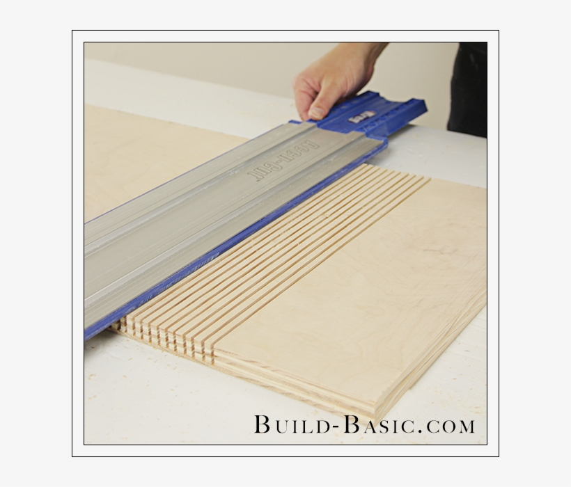 Finish The Kerf Cuts - Kerf Cut Plywood, transparent png #4301425