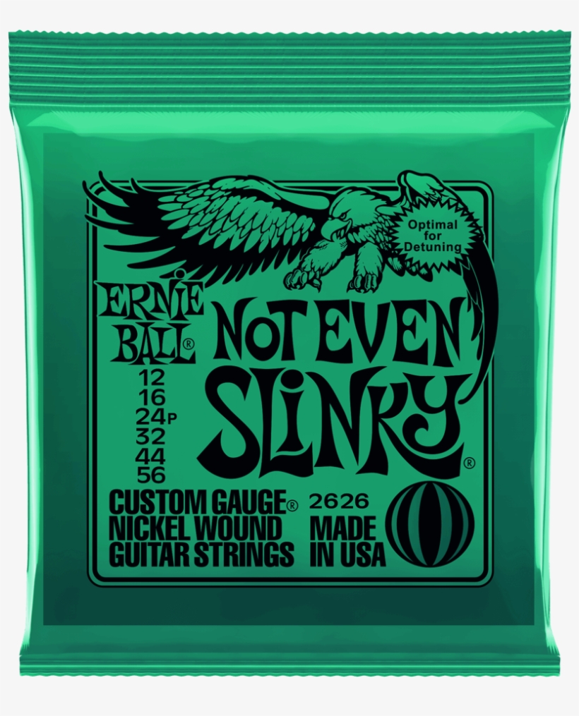 Ernie Ball Nickel Wound Electric Guitar Strings Not - Ernie Ball Strings 12 Gauge, transparent png #4301876