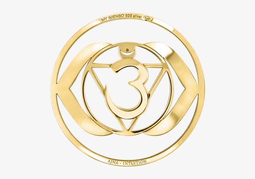 Chakra Ajna/intuition Cover Insignia 33mm - Forehead, transparent png #4301932