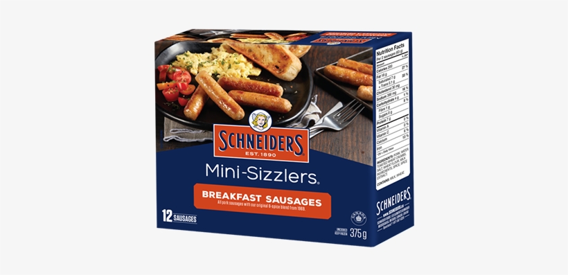 Mini Sizzlers Breakfast Sausages - Schneiders Breakfast Sausages Cooked, transparent png #4302718