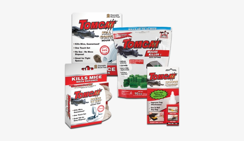 Tomcat® Mouse Defense Kit - Tomcat Attractant Gel Mouse Trap, transparent png #4302800