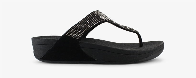 Fit Flop Slinky Rokkit Toe-post Womens Black - Flip-flops, transparent png #4302925