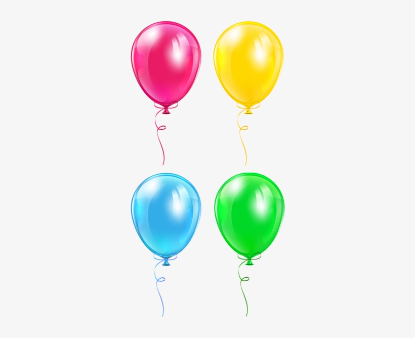 Birthday Clips, Card Birthday, Balloons, Clip Art, - Balloons Design, transparent png #4303032