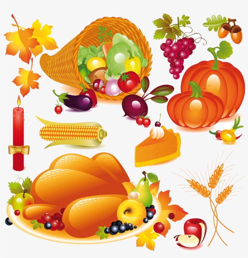Cornucopia Clipart Vegetarian - Vector Graphics, transparent png #4303128