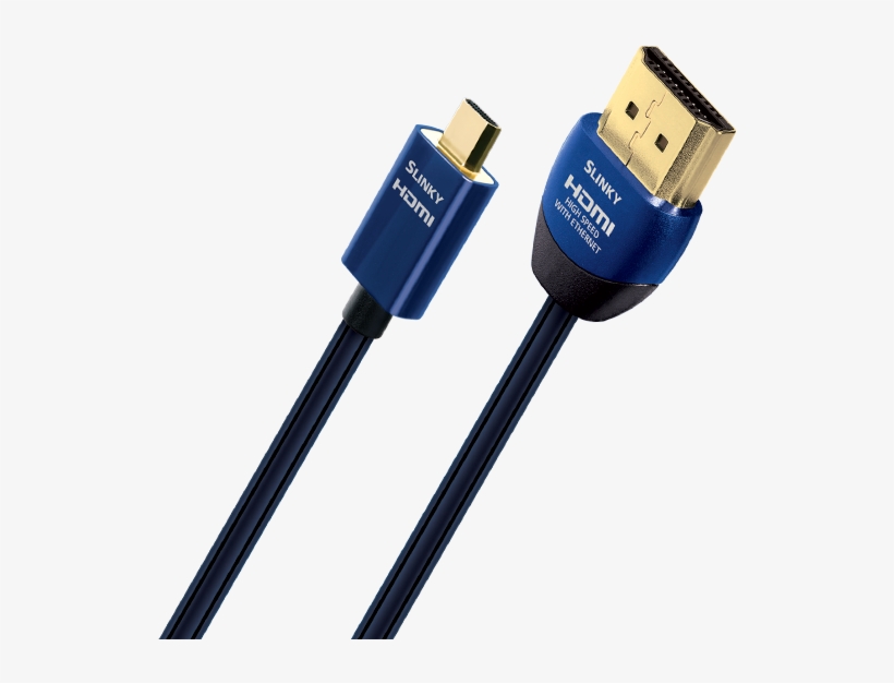 Audioquest Slinky High Speed Hdmi To Micro Cable With - Audioquest Hdmi Micro Hdmi Slinky, transparent png #4303310