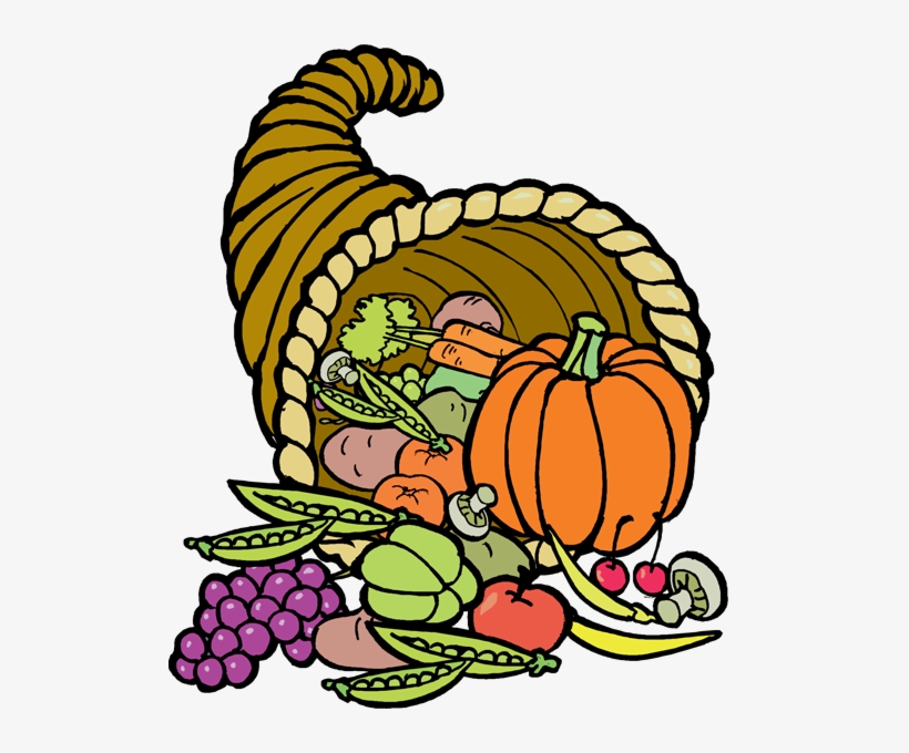 Cornucopia Clip Art - Clip Art, transparent png #4303313
