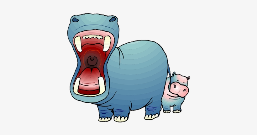 Baby Hippo Images Hippopotamus - Ipopotamos Animados, transparent png #4303722