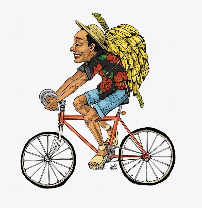 Ilustraciones De Gente Que Monta Bicicleta En Bogotá - Bicycle, transparent png #4303776