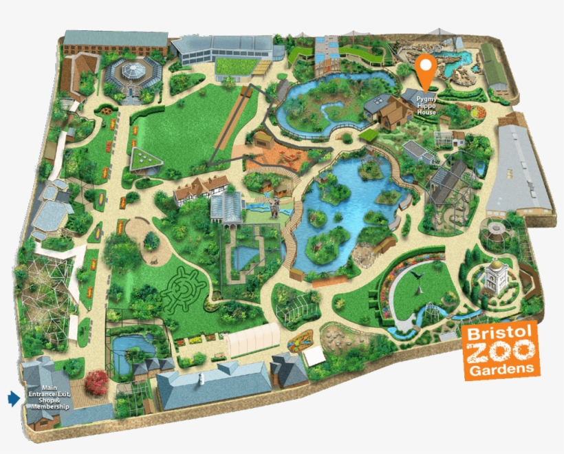 Bristol Zoo Map 2018, transparent png #4304153