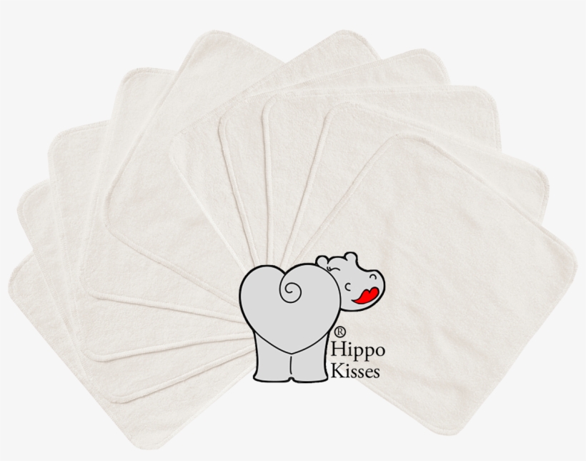 Image Of Baby Washcloth Off White 10 Pack, transparent png #4304174