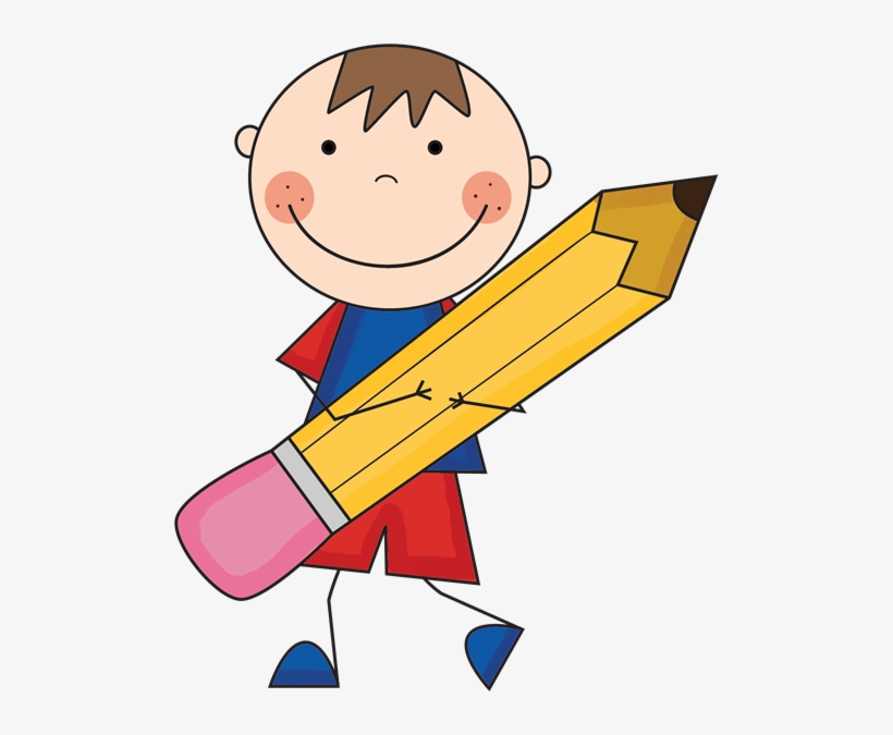 Boy With Pencil Clipart, transparent png #4304208