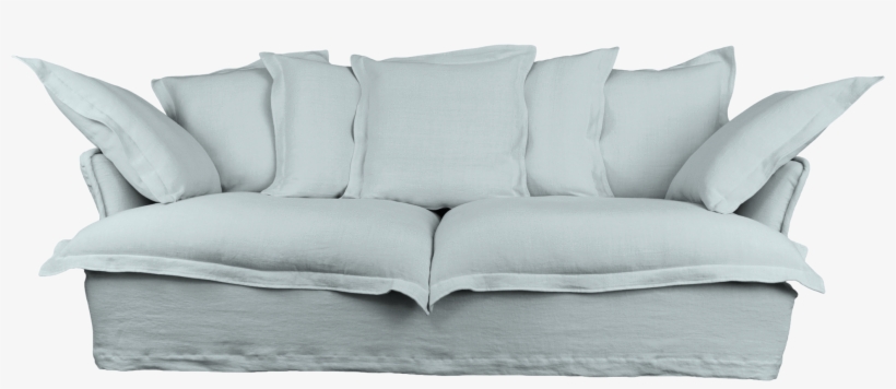Linen/cotton Sofa Spare Cover - Couch, transparent png #4304284