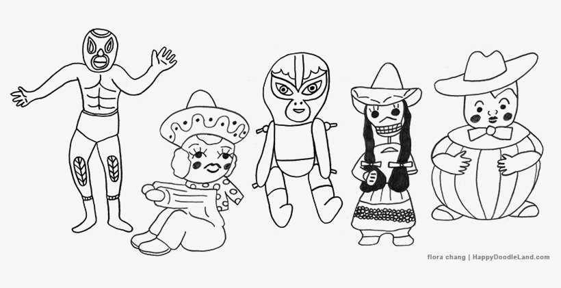 Florachang Folkartobjectdoodles - Art Objects Doodle Png, transparent png #4304404