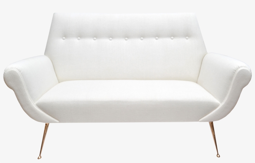 Futon Sofa White Shocking Photo Ideas Mid Century Modern - Studio Couch, transparent png #4304487