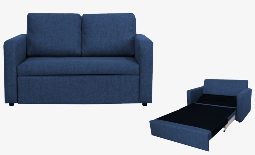 Futon Walmart - Sofa Bed 2 Seat, transparent png #4304516