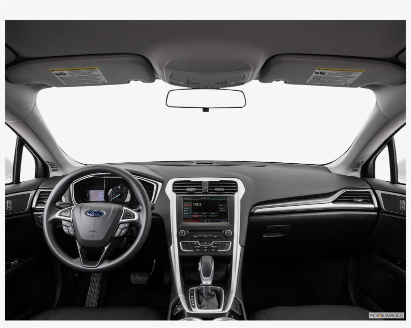 Interior View Of Ford Fusion In Franklin With Ford - 2016 White Ford Fusion Se, transparent png #4304660