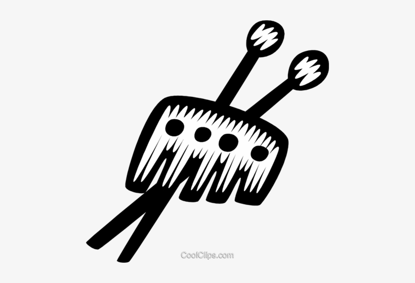 Hair Comb Royalty Free Vector Clip Art Illustration, transparent png #4305254