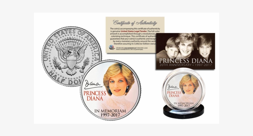 Princess Diana 1997-2017 20th Anniversary Official - Atto Digital Mini Spy Listening Voice Recorder, transparent png #4305506