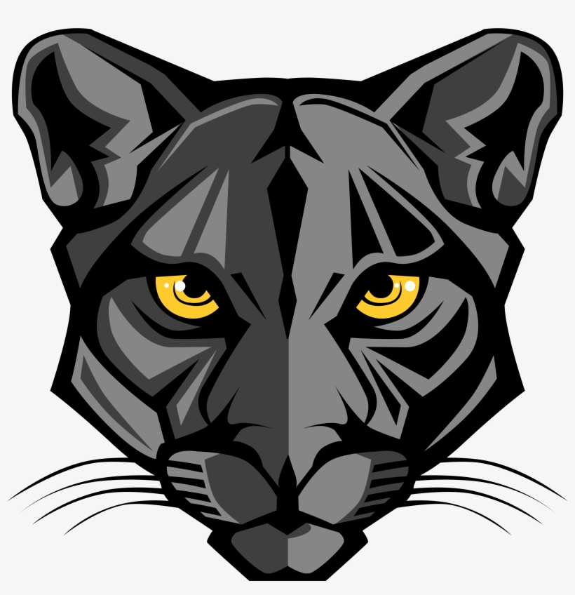 Paws X Carwad Net - Panthers Face Clip Art, transparent png #4305823