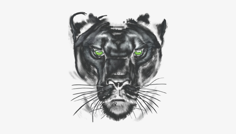 T-shirt: Majestic Panther, Xl. T-shirt, transparent png #4305874