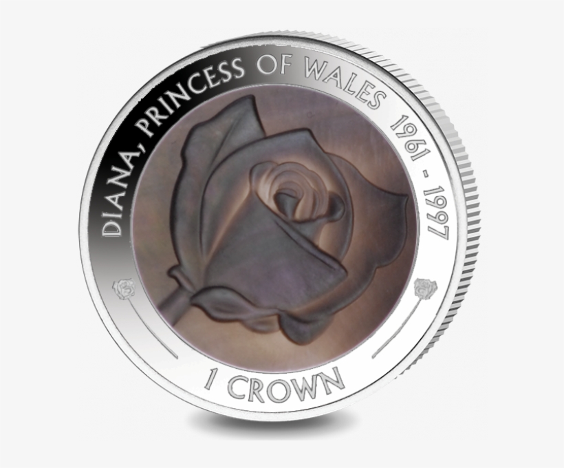 New Coin Release 20th Anniversary Of The Death Of Princess - Death Of Princess Diana 2017 Mother Of Pearl Rose Silver, transparent png #4306093