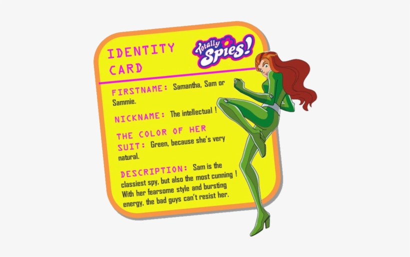 Cartoon, Totally Spies, And Sam Image - Totally Spies! Collection: Seasons 1-3, transparent png #4306177