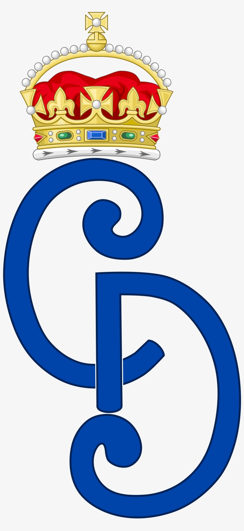 Open - Charles And Diana Monogram, transparent png #4306342