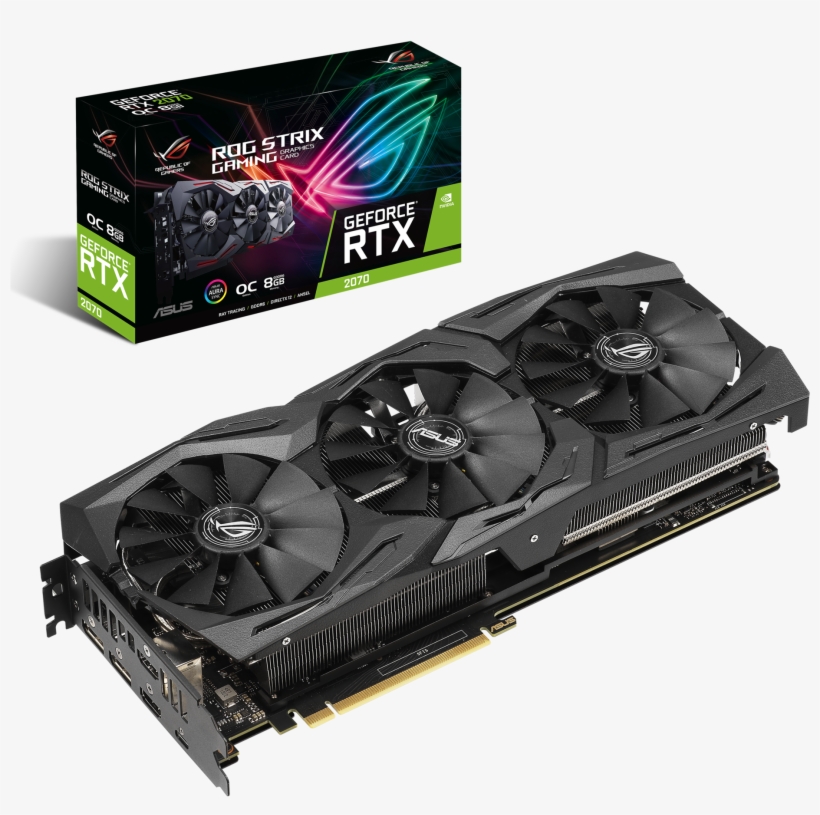 Asus Rog Strix Geforce Rtx™ 2070 Advanced 8g Gddr6 - Asus Rog Strix Rtx 2070, transparent png #4306530