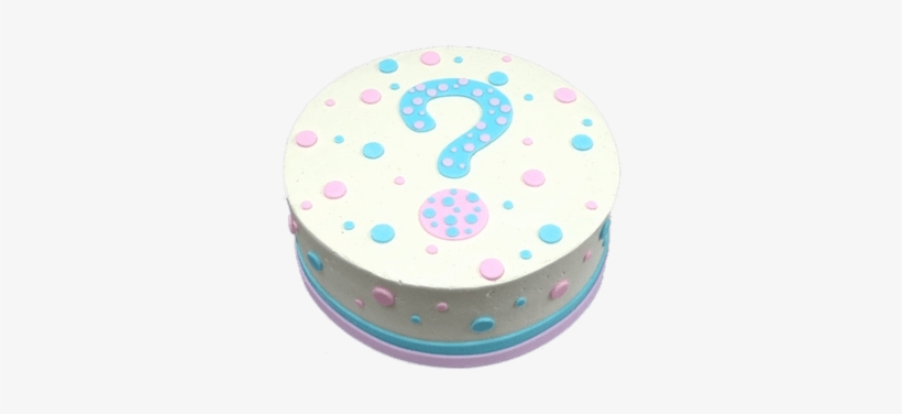 Gender Reveal Cake Question Mark Empire Cake - Gender Reveal Icing Cake Ideas, transparent png #4306903