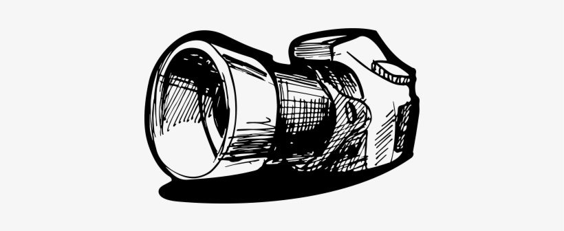 Black Camera Icon - Illustration, transparent png #4306960