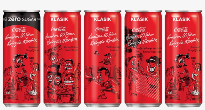 The Cans Are Part Of “the Merdeka” Set Which Launched - Malaysia Special Edition Coca Cola 2018, transparent png #4307020