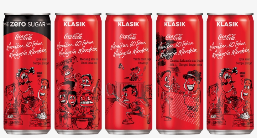 The Cans Are Part Of “the Merdeka” Set Which Launched - Malaysia Special Edition Coca Cola 2018, transparent png #4307020