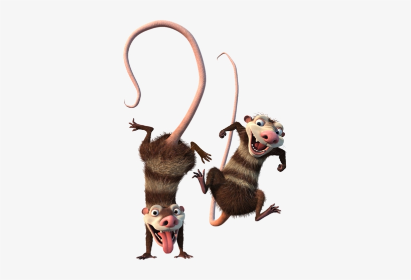 Crash And Eddie - Crash Eddie Ice Age, transparent png #4307241