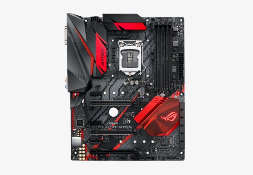 Fully Command Your Gaming Experience On 8th Generation - Asus Rog Strix Z370 H Gaming Lga1151 Z370 Ddr4 Usb3, transparent png #4307613