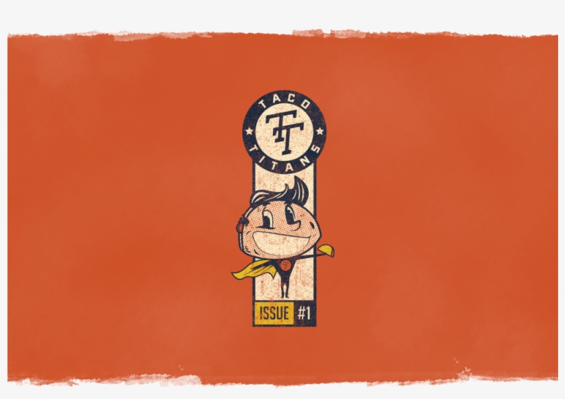 Taco Man Banner, transparent png #4307684