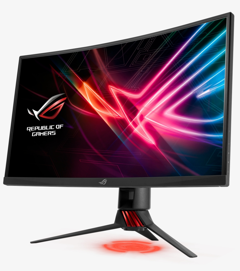 Asus 27 Rog Strix Full Hd Freesync Curved Gaming Monitor, transparent png #4307706