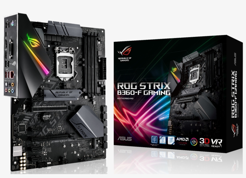 Asus Rog Strix B360 F Gaming Image - Asus Rog Strix B360 F Gaming, transparent png #4307755