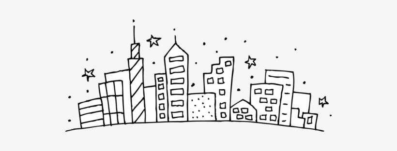 New York Skyline Coloring Page New Skyline Coloring - City Scape Clipart, transparent png #4308635