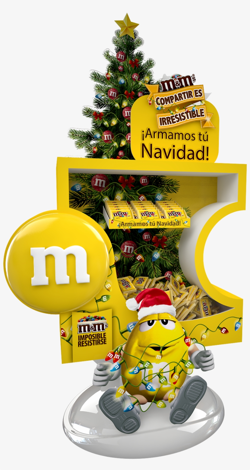 Floor Display M&m Navidad / Halloween On Behance - Christmas Day, transparent png #4308654