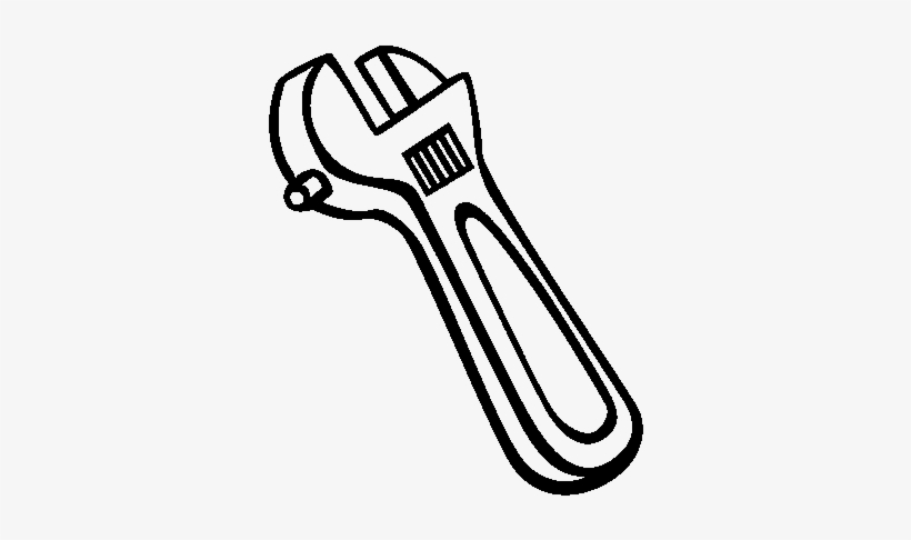 Llave Inglesa Dibujo Png - Wrench Coloring, transparent png #4309345