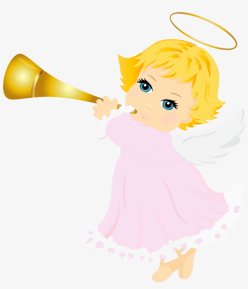 Angel Transparent Clip Art Image - Baby Angel Clipart Png, transparent png #4309934