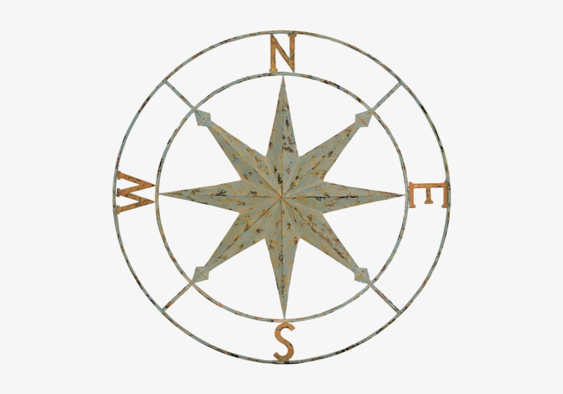 Compass Points, Paragon Metal Art, Compass Rose Features - Compass Rose Red, transparent png #4309974