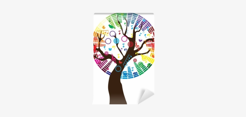 Fotomural Vector Con Las Notas Musicales • Pixers® - Music, transparent png #4310096