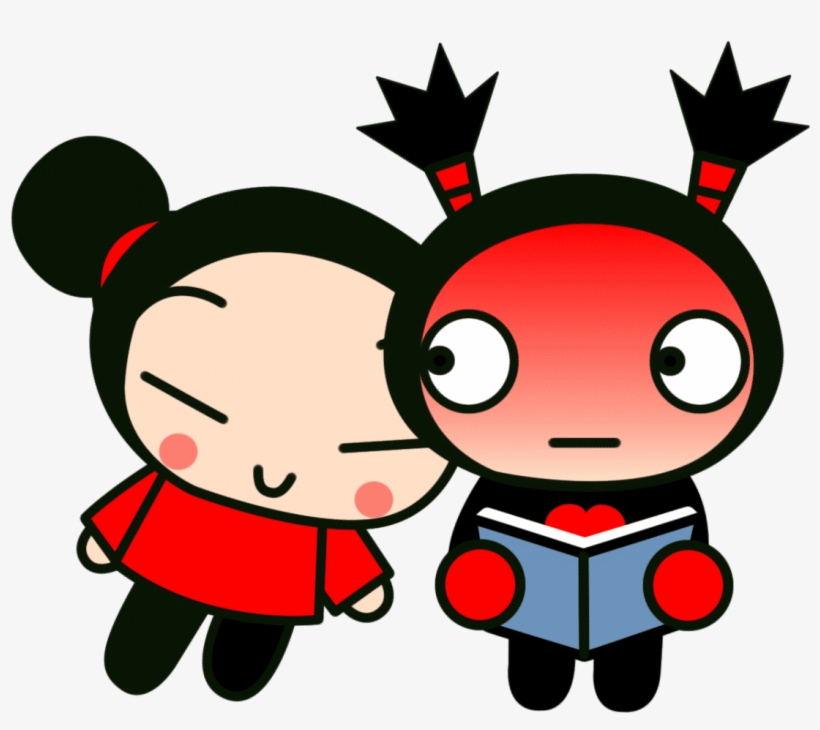 Imágen De Amor De Pucca Y Garu Sonrojado - Pucca Y Garu, transparent png #4310545