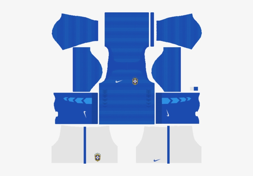 Dream League Soccer Brazil Away Kit, transparent png #4310766