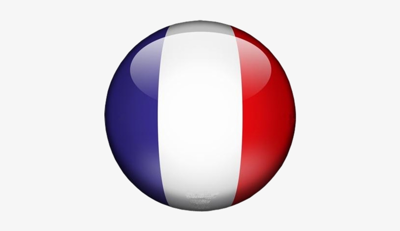 Drapeau Rond France - Drapeau France Jpg, transparent png #4310883