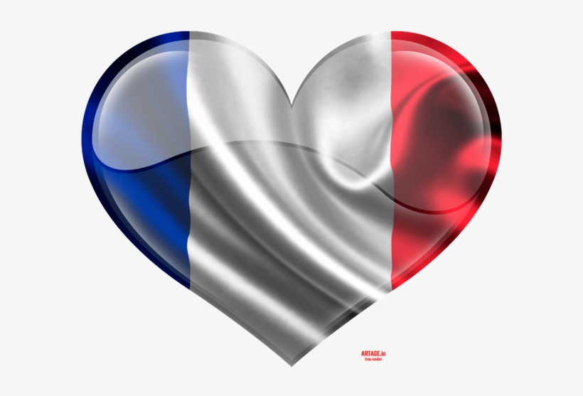 Сердце, Любовь, Франция, Сердечко, Флаг Франции, Love, - Флаг Франции Сердце Png, transparent png #4311329