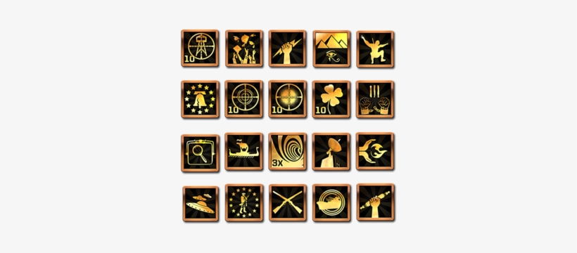 Ninja Time Pirates Achievement Icons By Louie Peregrino - Emblem, transparent png #4311360