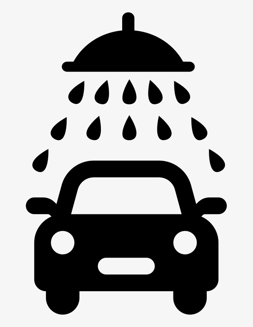 Font Car Wash - Car Wash Icon, transparent png #4311485