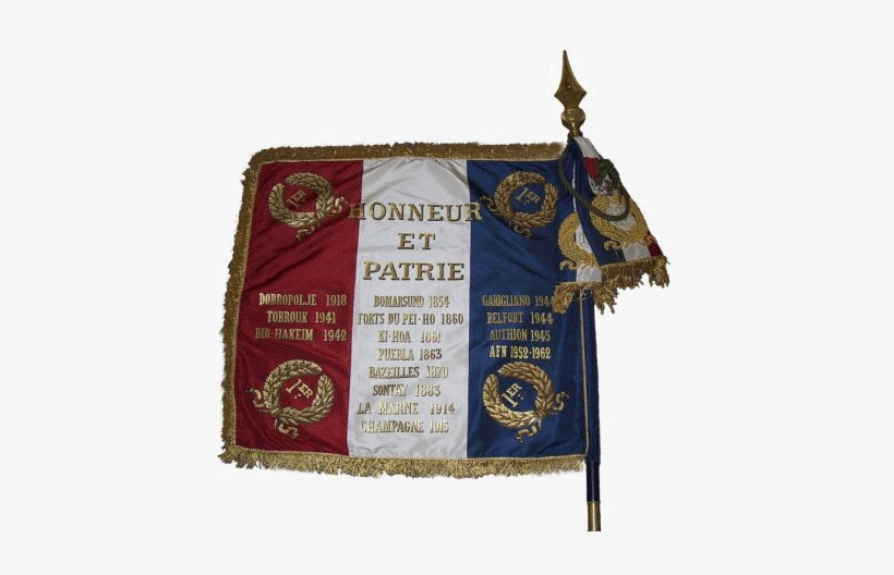 Flag Of The 1 Rima - 1914 French Regimental Flag, transparent png #4311573